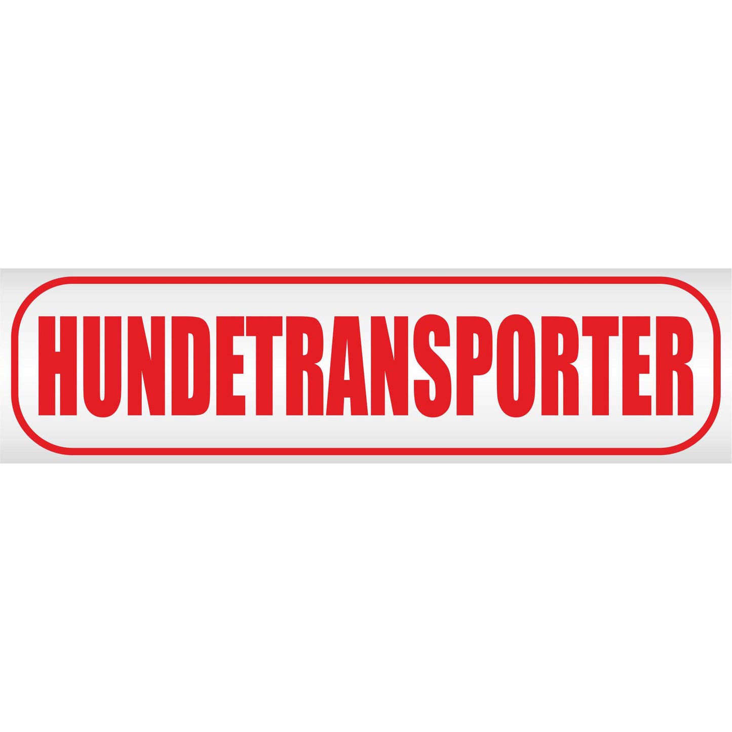 Magnetschild - Hundetransporter - Magnetfolie für Auto - LKW - Truck - Baustelle - Firma