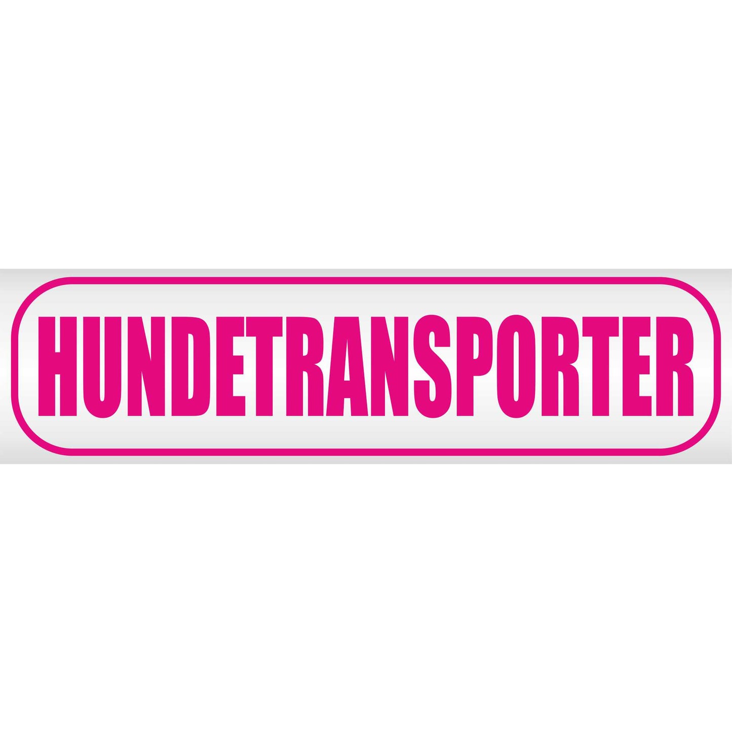 Magnetschild - Hundetransporter - Magnetfolie für Auto - LKW - Truck - Baustelle - Firma