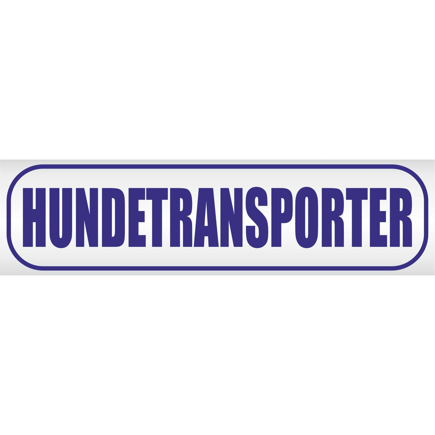 Magnetschild - Hundetransporter - Magnetfolie für Auto - LKW - Truck - Baustelle - Firma