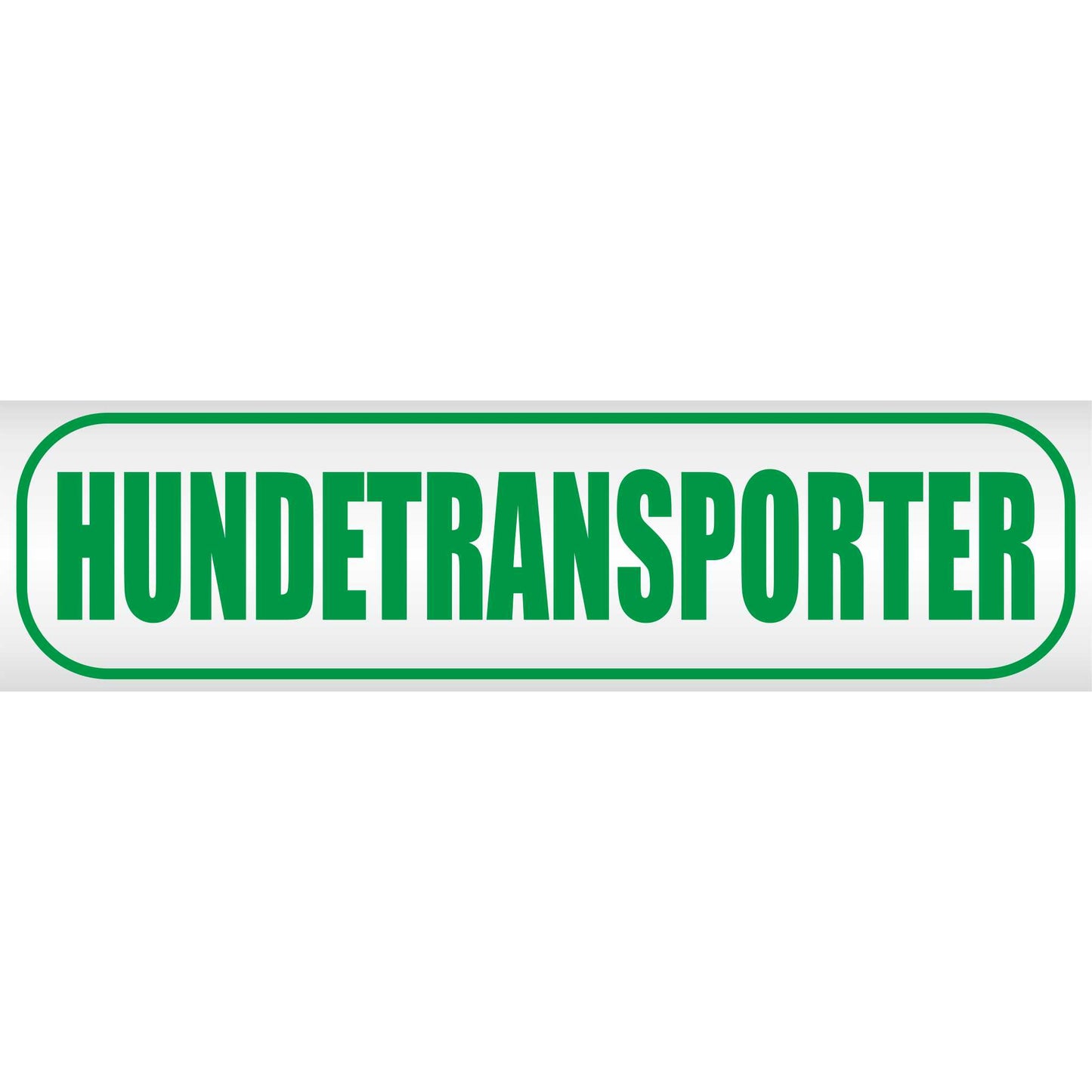 Magnetschild - Hundetransporter - Magnetfolie für Auto - LKW - Truck - Baustelle - Firma