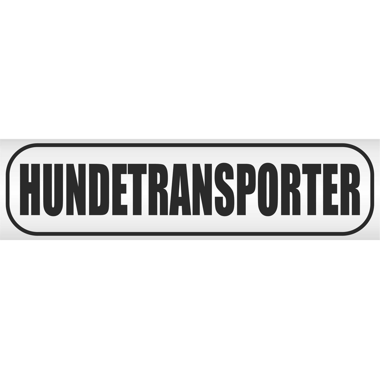 Magnetschild - Hundetransporter - Magnetfolie für Auto - LKW - Truck - Baustelle - Firma