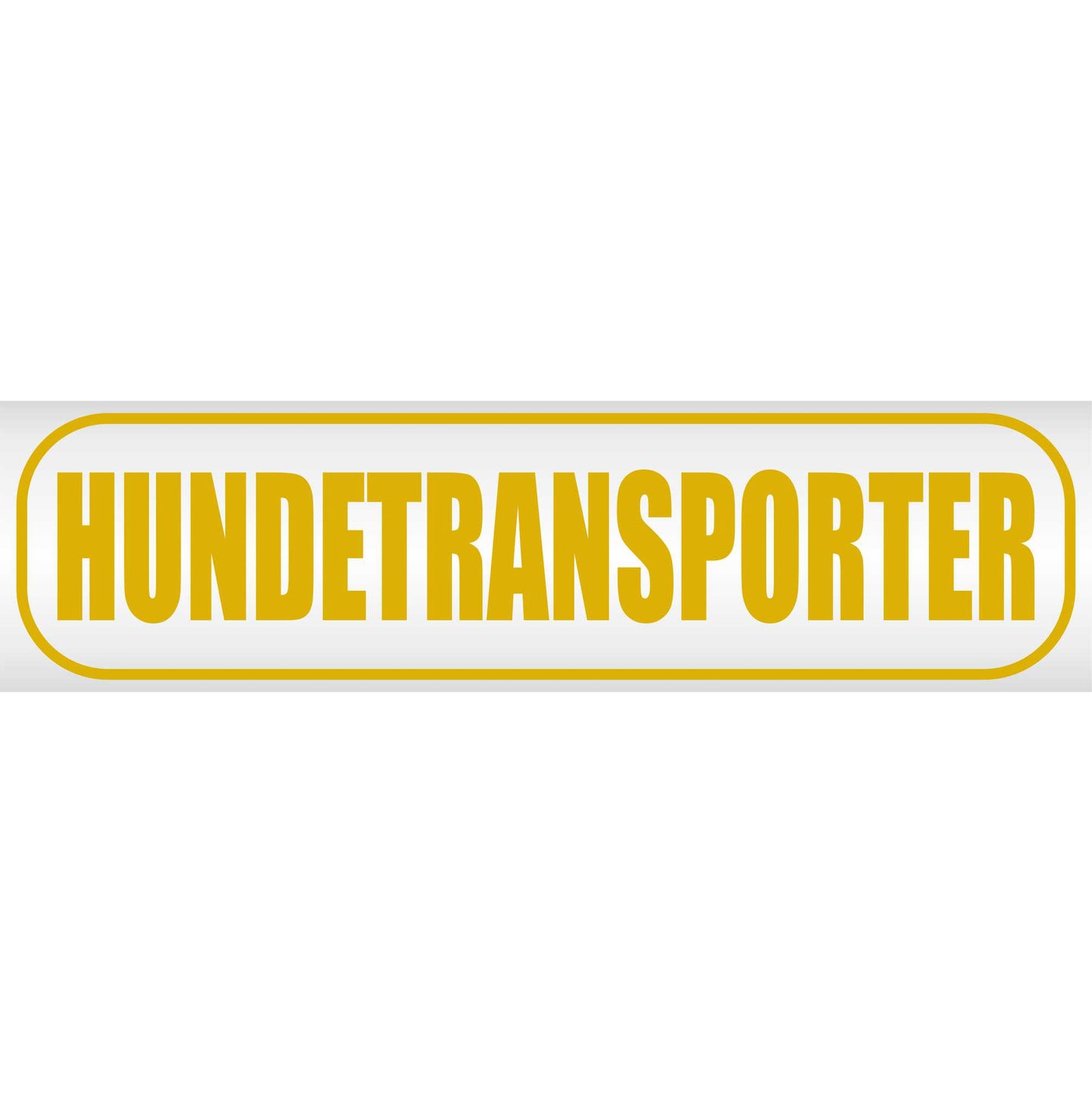 Magnetschild - Hundetransporter - Magnetfolie für Auto - LKW - Truck - Baustelle - Firma