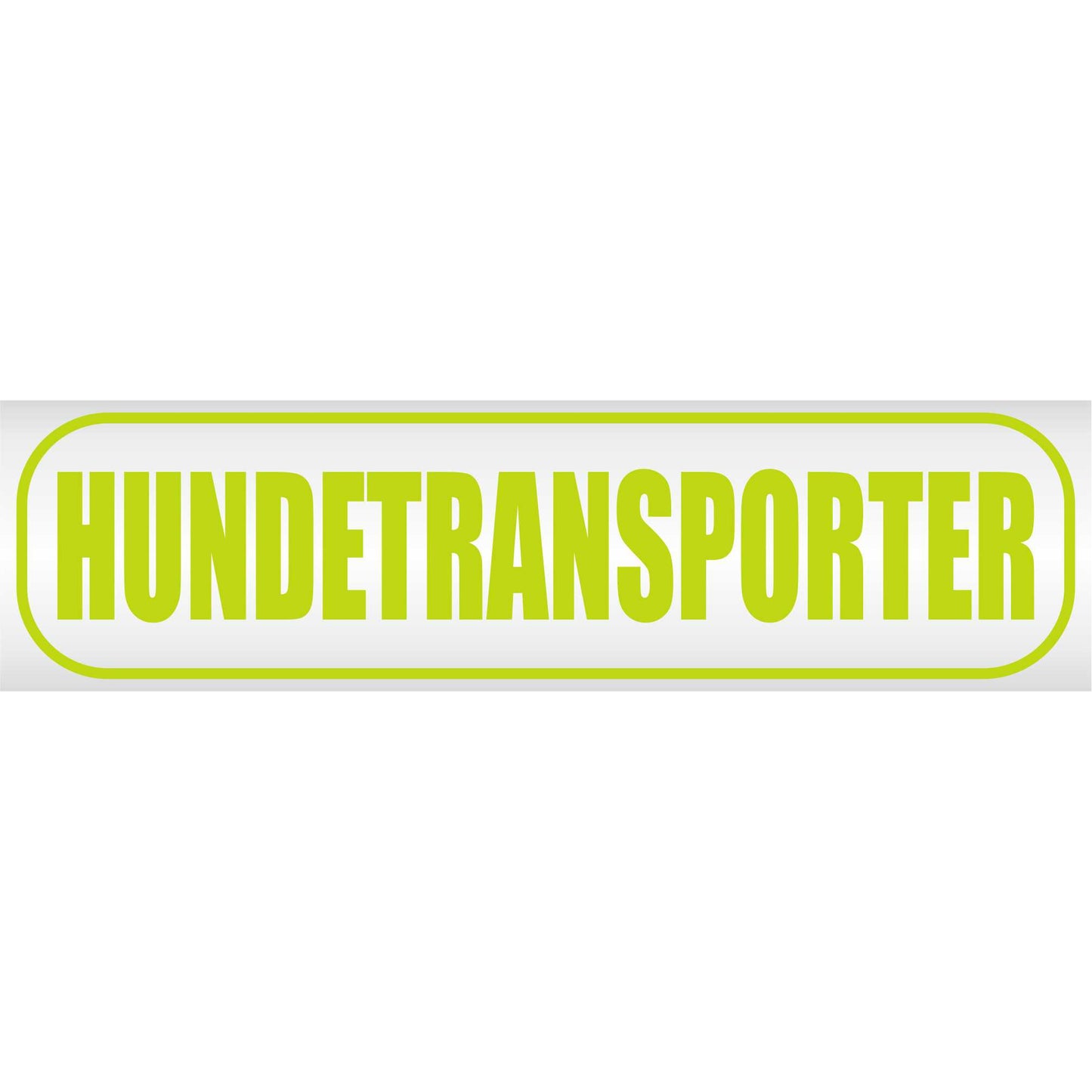 Magnetschild - Hundetransporter - Magnetfolie für Auto - LKW - Truck - Baustelle - Firma