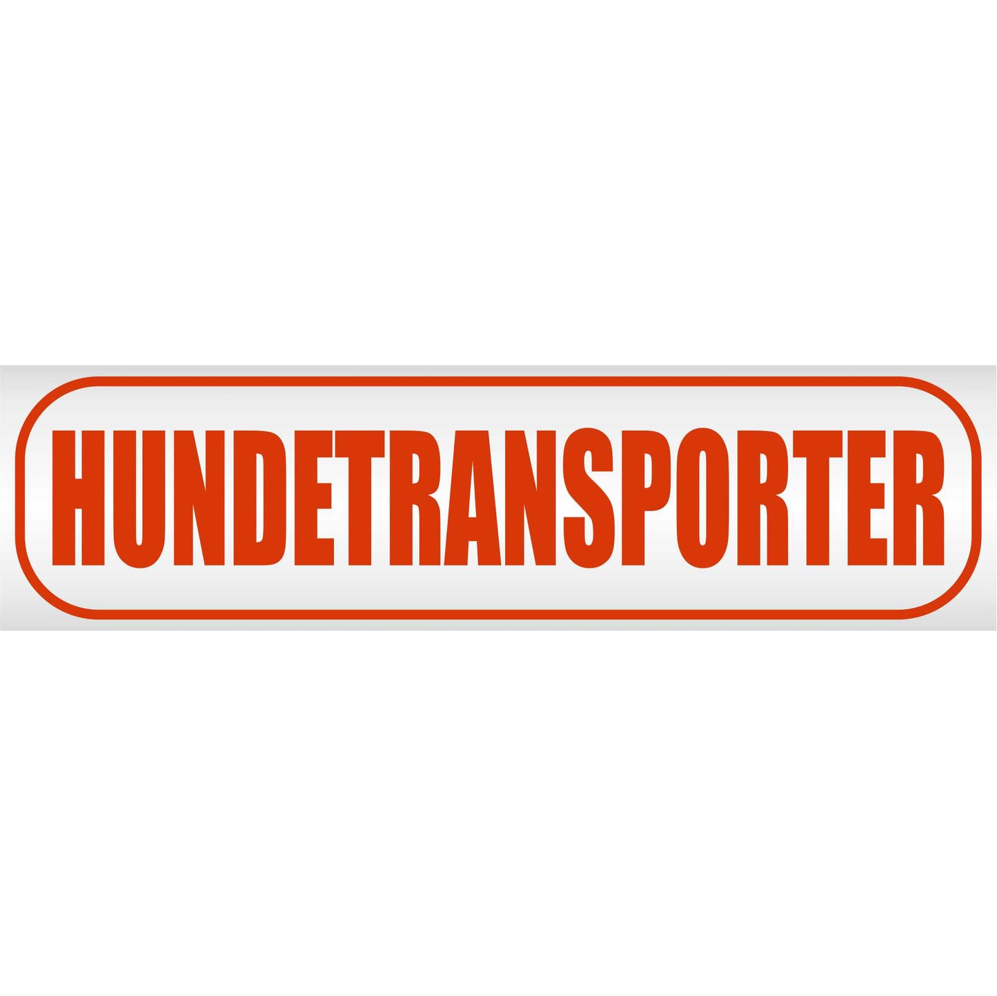 Magnetschild - Hundetransporter - Magnetfolie für Auto - LKW - Truck - Baustelle - Firma