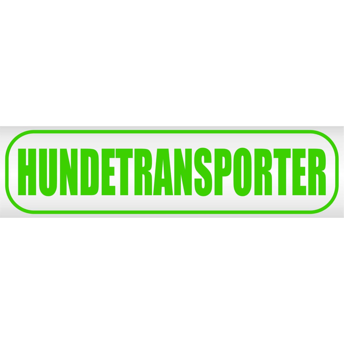 Magnetschild - Hundetransporter - Magnetfolie für Auto - LKW - Truck - Baustelle - Firma