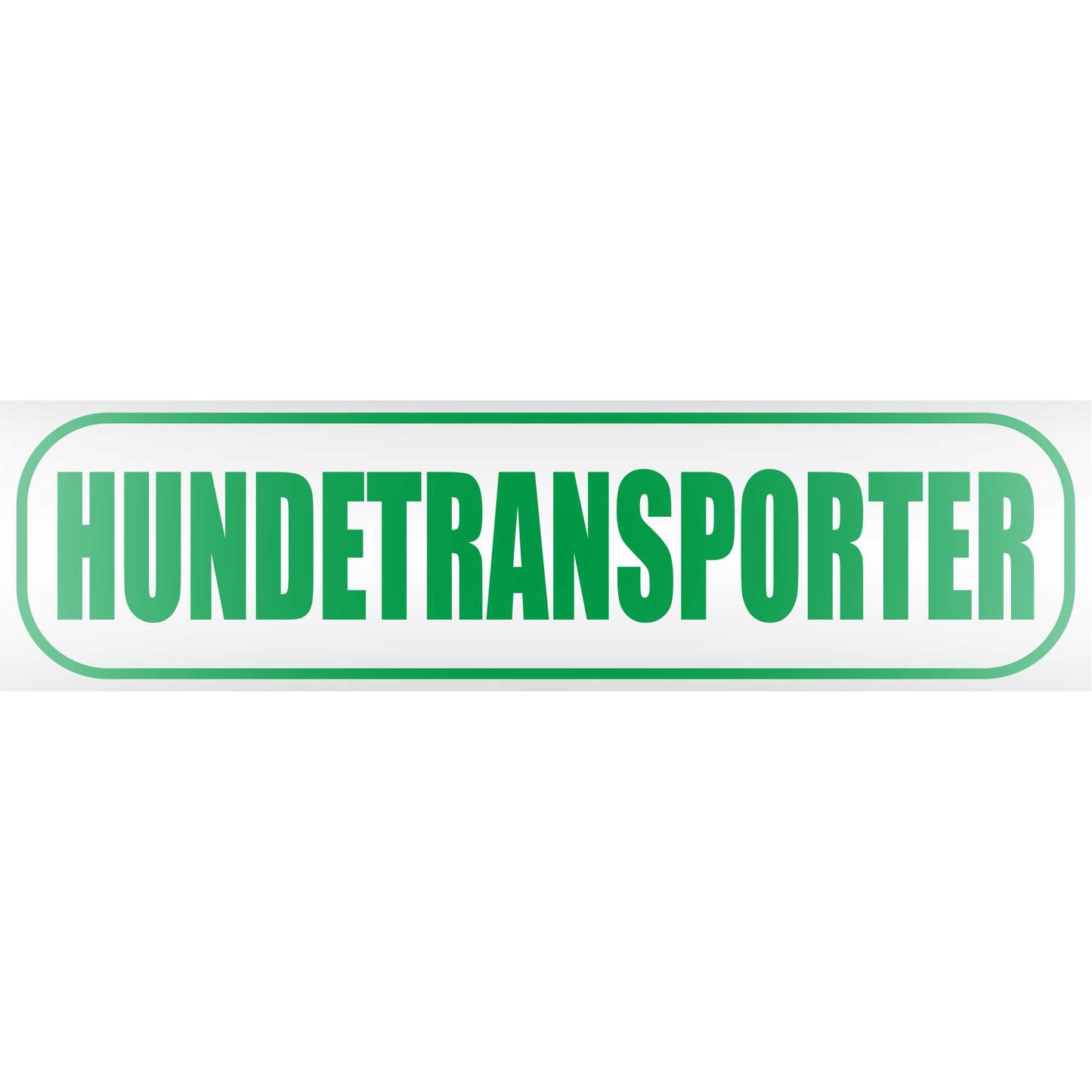 Magnetschild - Hundetransporter - Magnetfolie für Auto - LKW - Truck - Baustelle - Firma