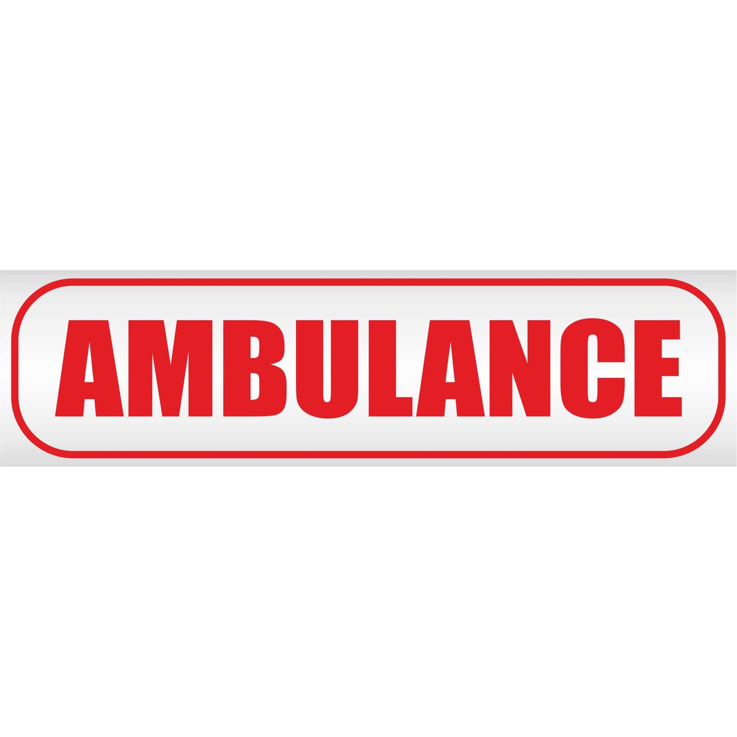 Magnetschild - Ambulance - Magnetfolie für Auto - LKW - Truck - Baustelle - Firma