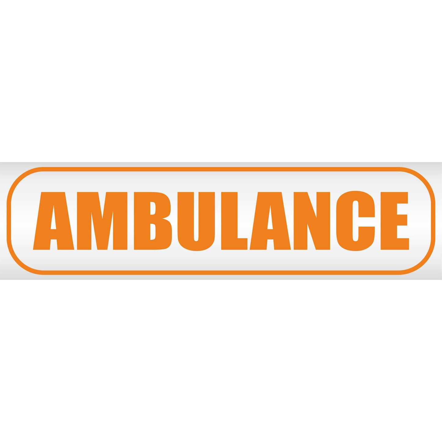 Magnetschild - Ambulance - Magnetfolie für Auto - LKW - Truck - Baustelle - Firma