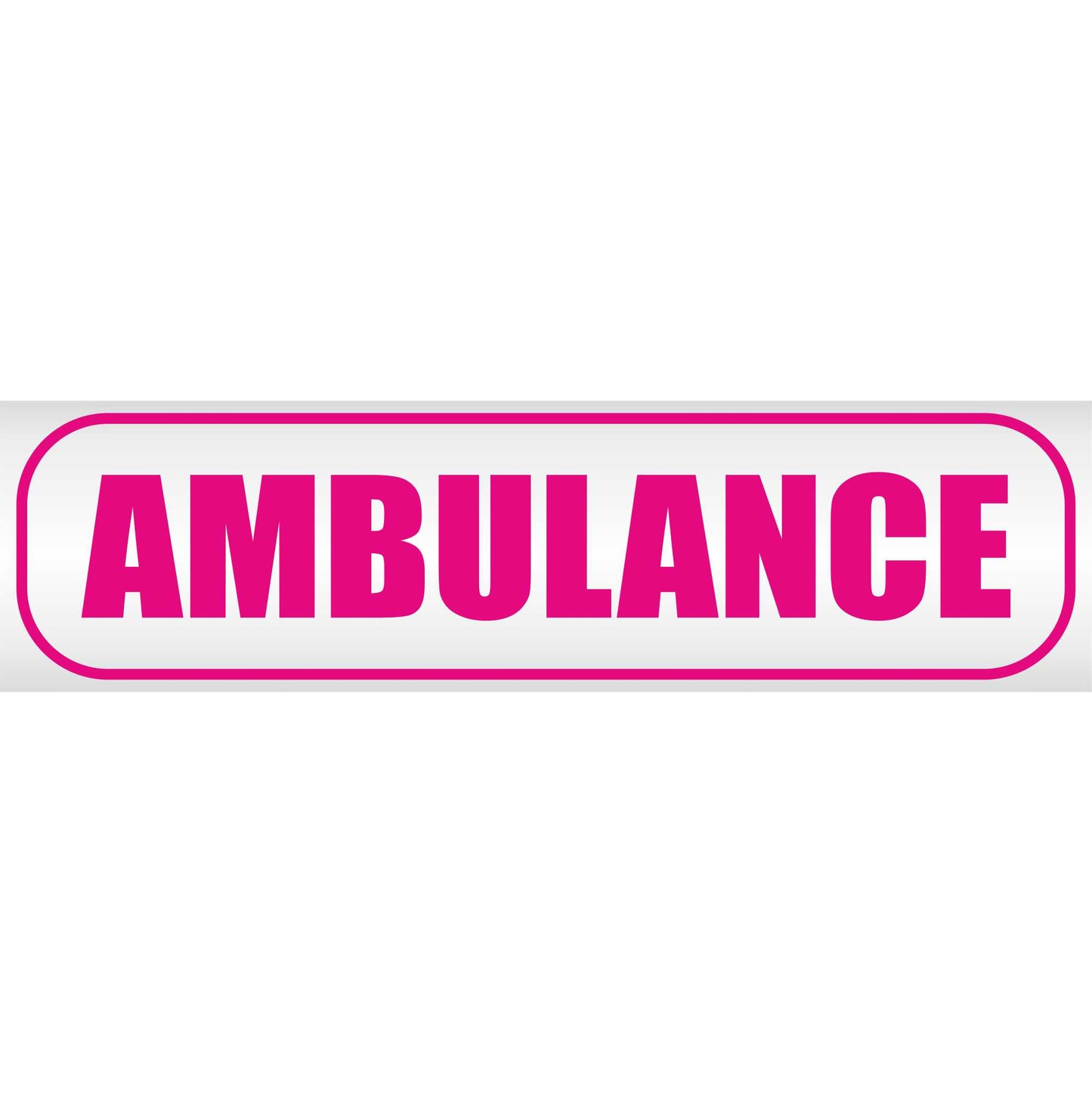 Magnetschild - Ambulance - Magnetfolie für Auto - LKW - Truck - Baustelle - Firma