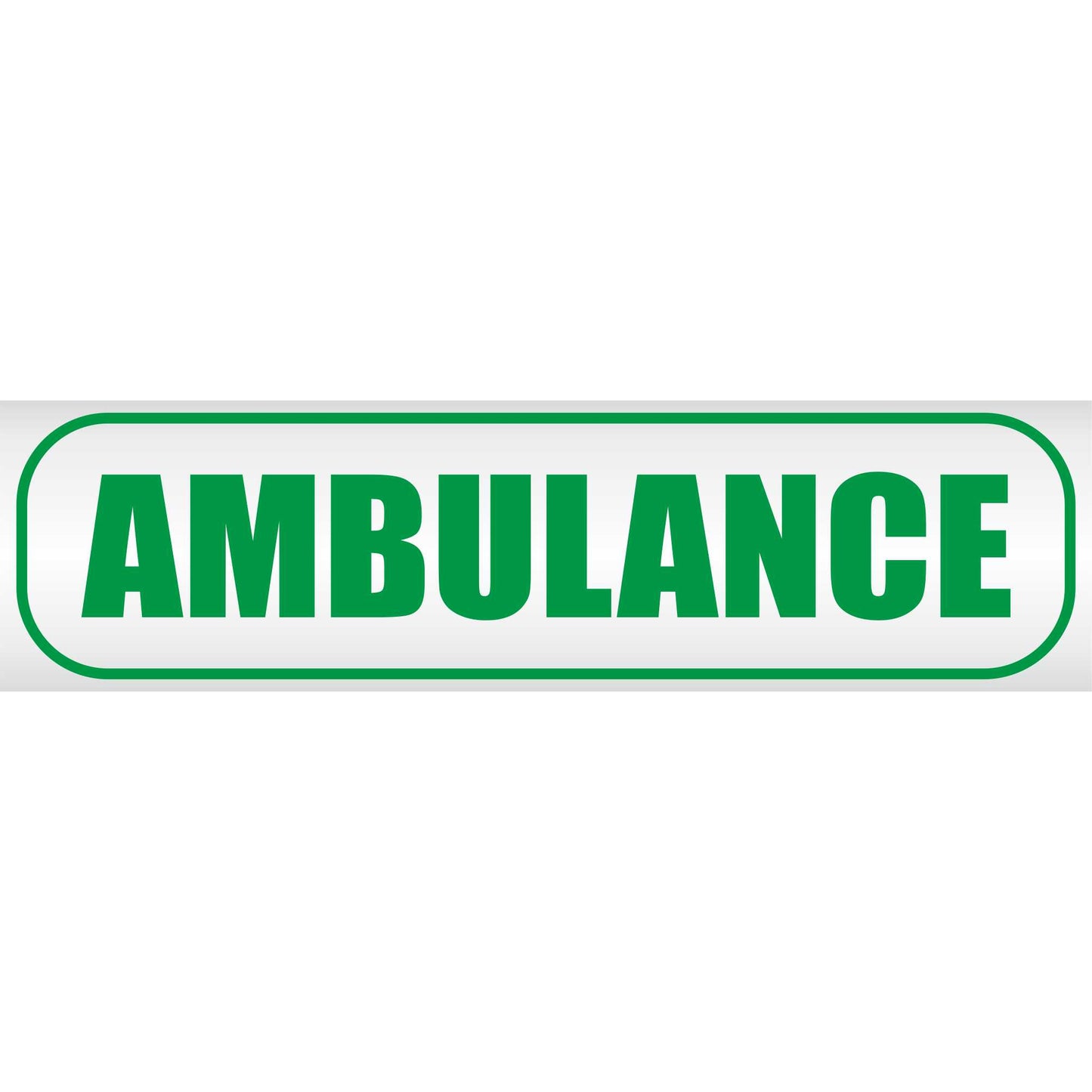 Magnetschild - Ambulance - Magnetfolie für Auto - LKW - Truck - Baustelle - Firma