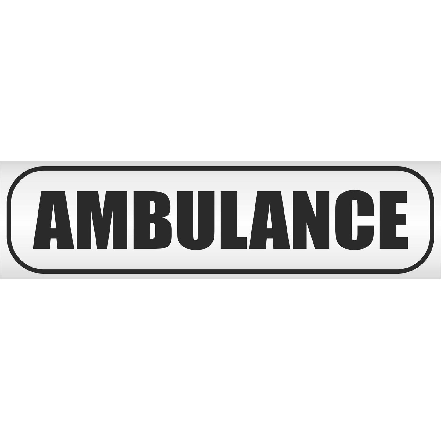 Magnetschild - Ambulance - Magnetfolie für Auto - LKW - Truck - Baustelle - Firma