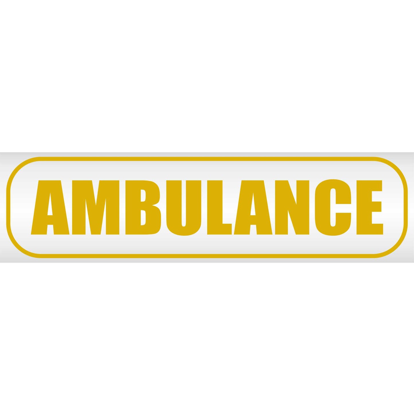 Magnetschild - Ambulance - Magnetfolie für Auto - LKW - Truck - Baustelle - Firma