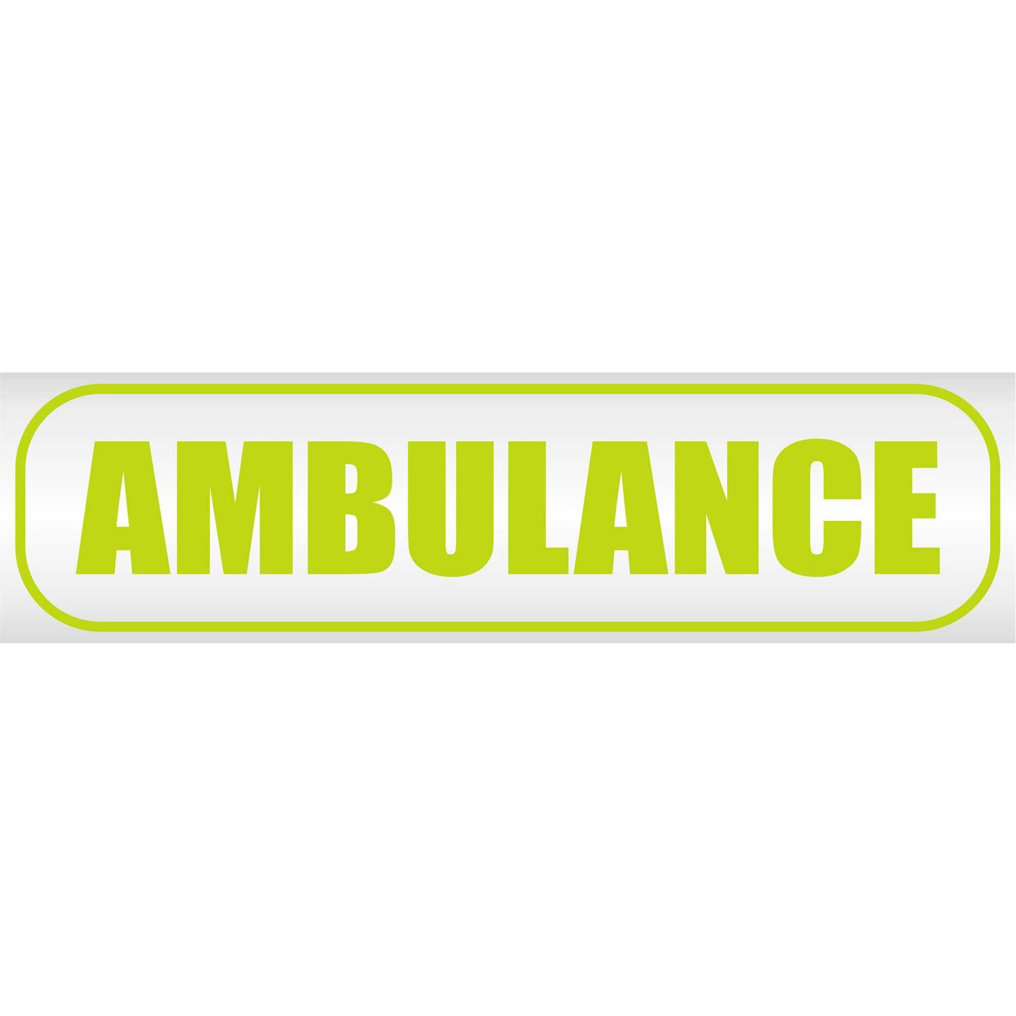 Magnetschild - Ambulance - Magnetfolie für Auto - LKW - Truck - Baustelle - Firma