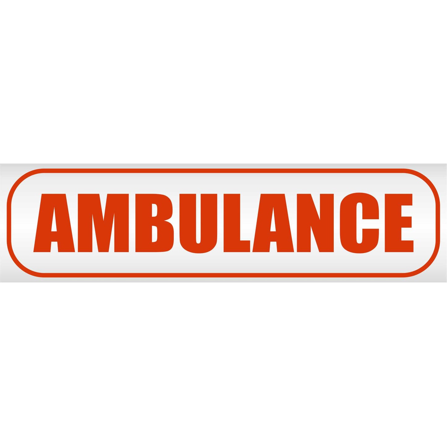 Magnetschild - Ambulance - Magnetfolie für Auto - LKW - Truck - Baustelle - Firma