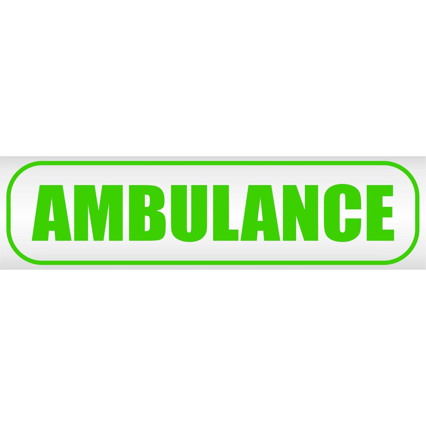 Magnetschild - Ambulance - Magnetfolie für Auto - LKW - Truck - Baustelle - Firma