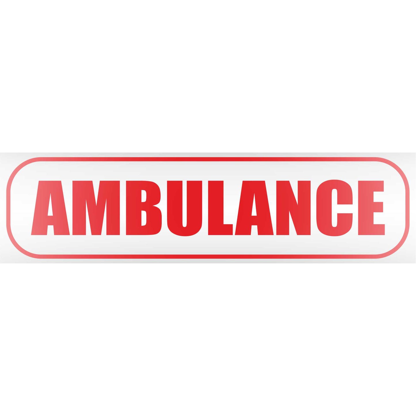 Magnetschild - Ambulance - Magnetfolie für Auto - LKW - Truck - Baustelle - Firma