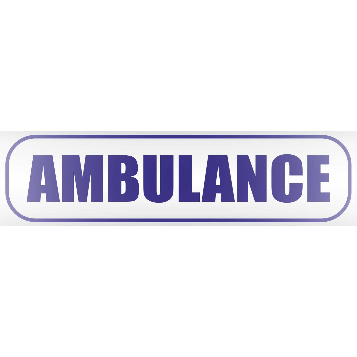 Magnetschild - Ambulance - Magnetfolie für Auto - LKW - Truck - Baustelle - Firma