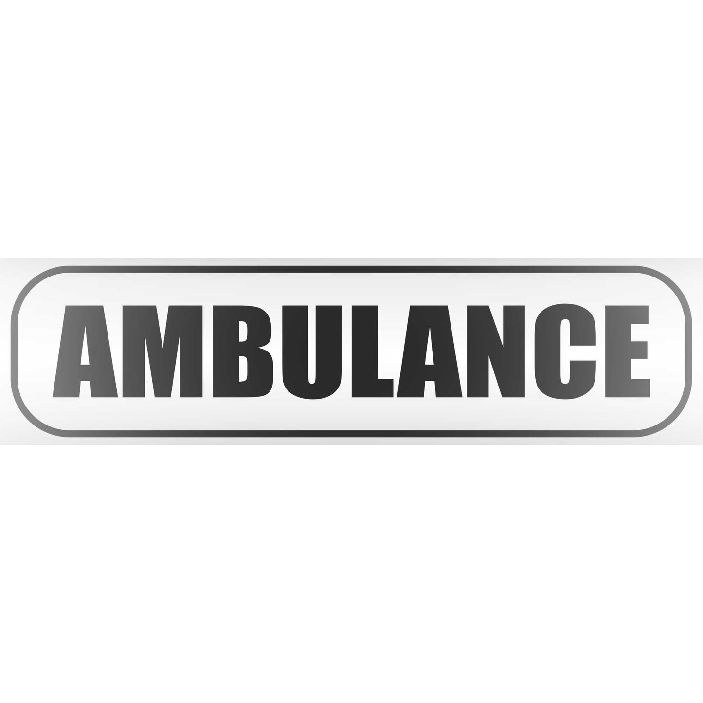 Magnetschild - Ambulance - Magnetfolie für Auto - LKW - Truck - Baustelle - Firma
