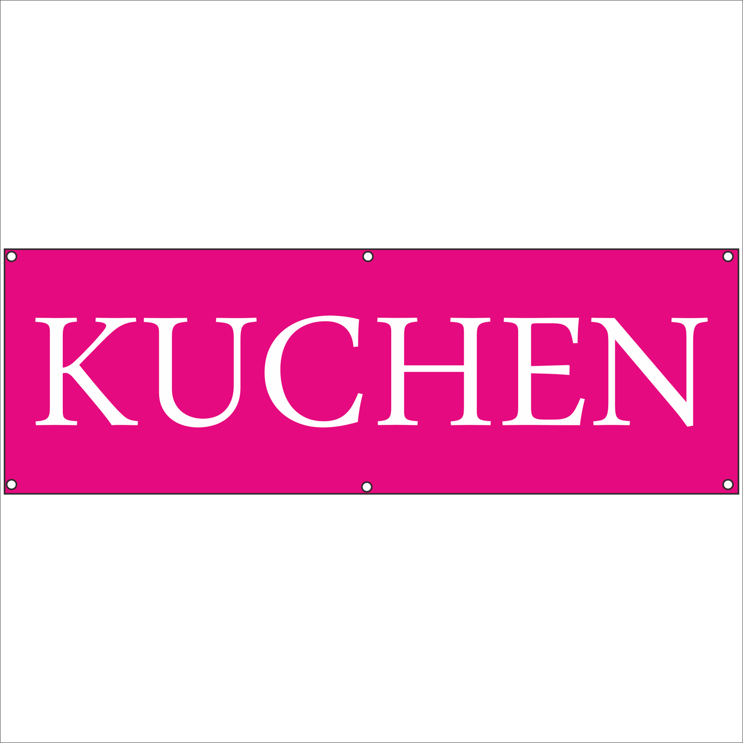 Werbeplane - Gerüstplane - p103 - Kuchen - NEU - Plane für Baustelle- Garten- Zaun oder Veranstaltung