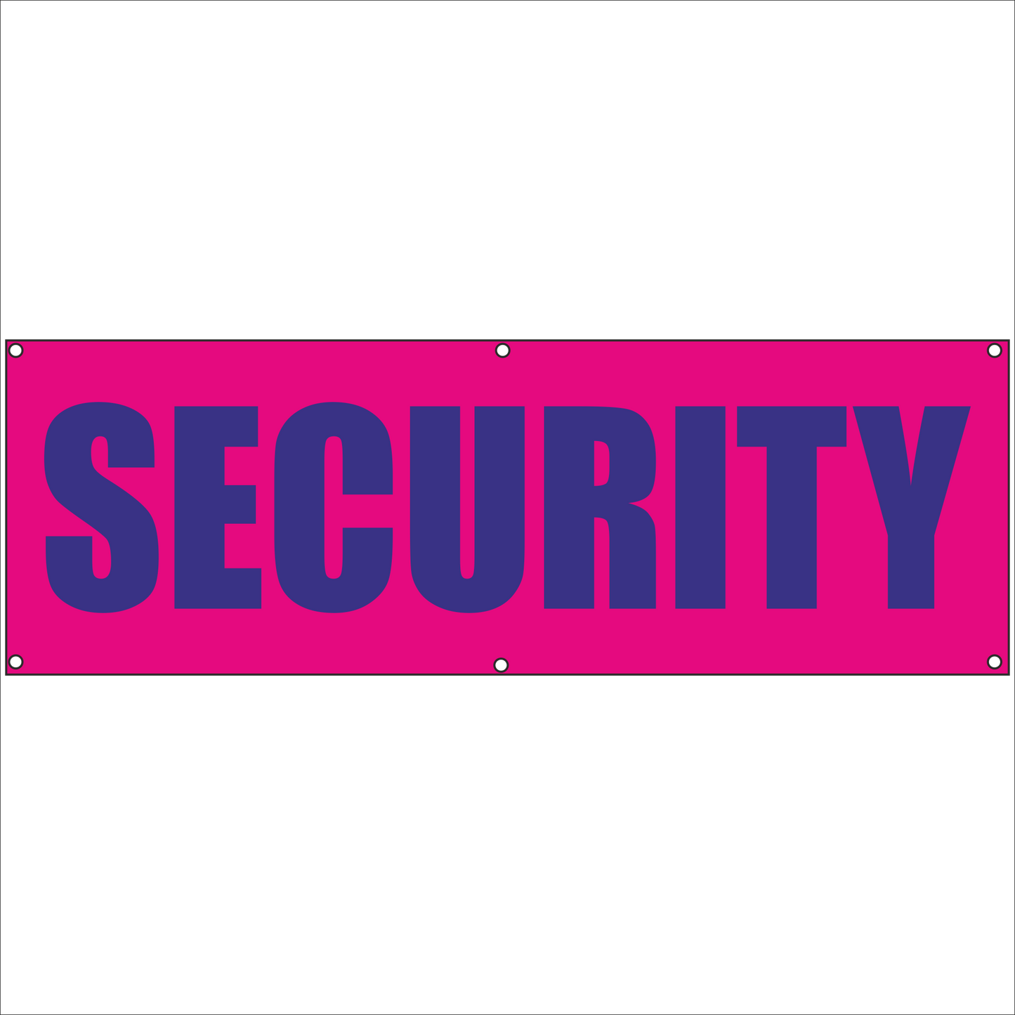 Werbeplane - Gerüstplane - p111 - Security - NEU - Plane für Baustelle- Garten- Zaun oder Veranstaltung