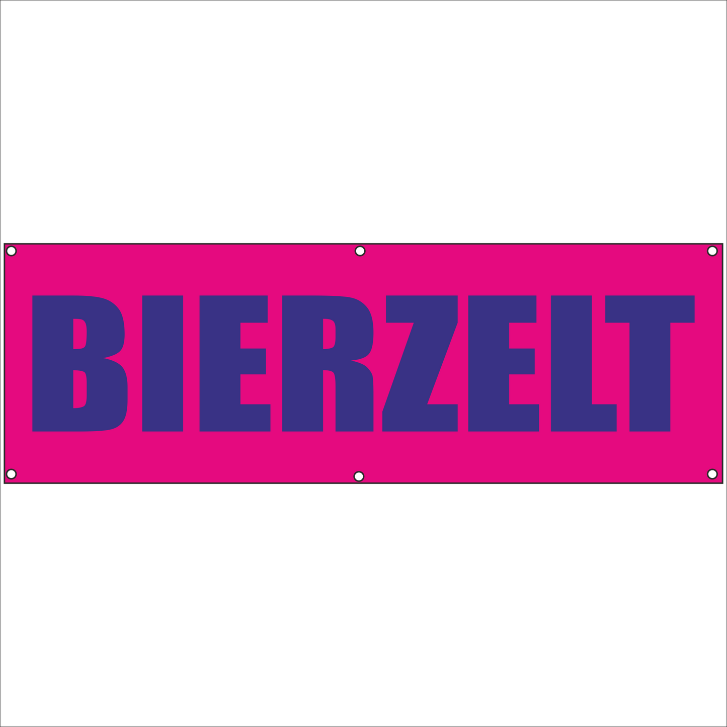 Werbeplane - Gerüstplane - p119 - Bierzelt - NEU - Plane für Baustelle- Garten- Zaun oder Veranstaltung