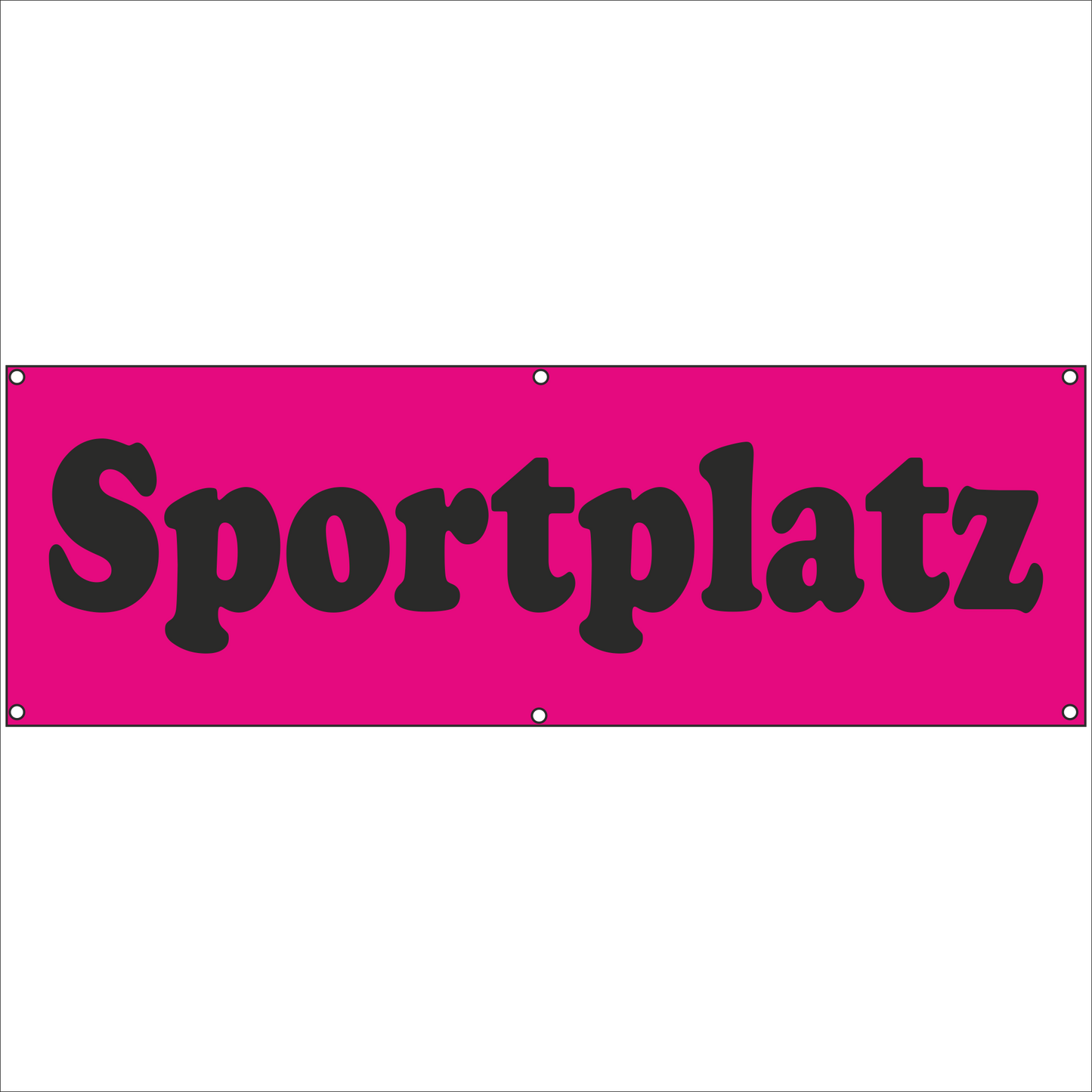 Werbeplane - Gerüstplane - p143 - Sportplatz - NEU - Plane für Baustelle- Garten- Zaun oder Veranstaltung