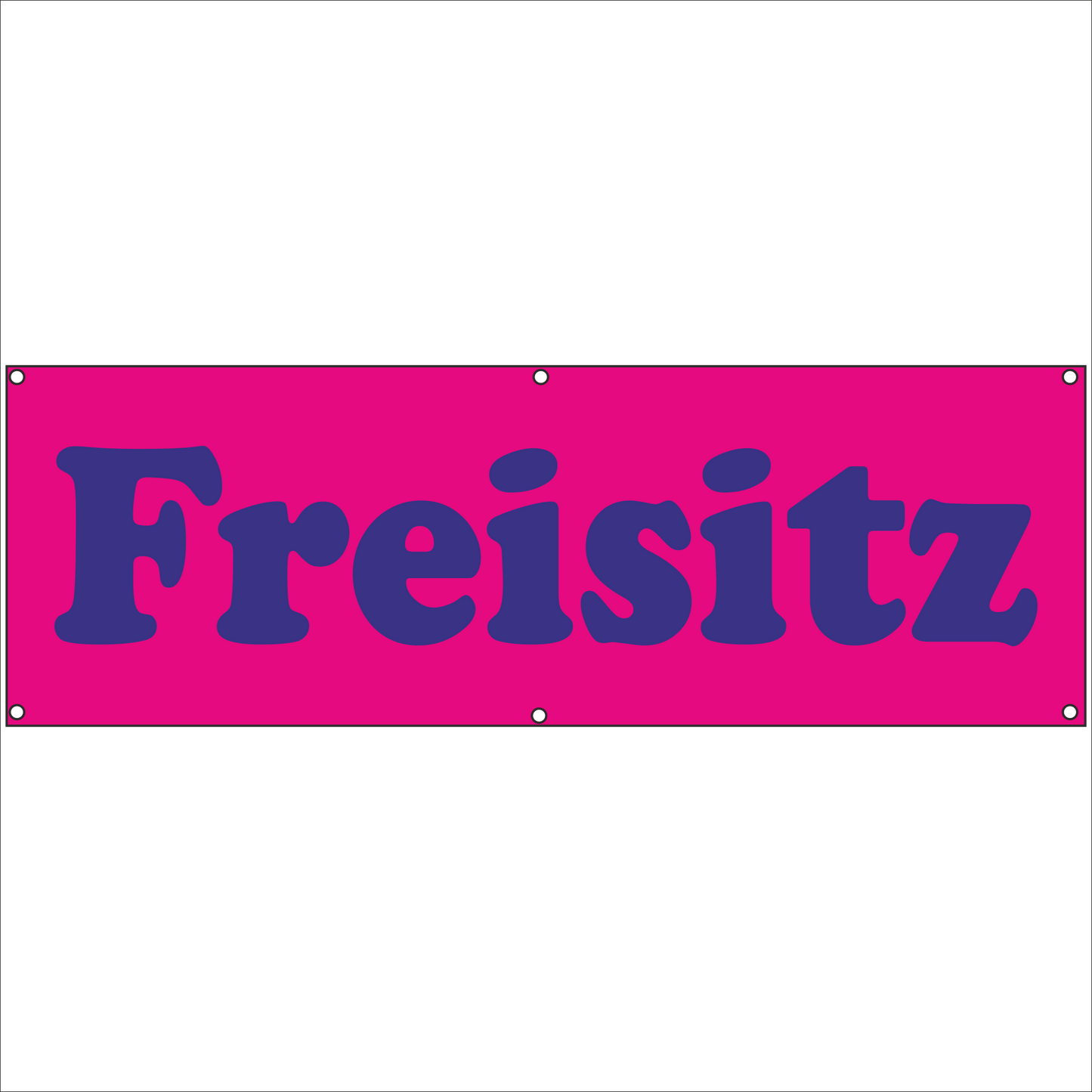 Werbeplane - Gerüstplane - p150 - Freisitz - NEU - Plane für Baustelle- Garten- Zaun oder Veranstaltung