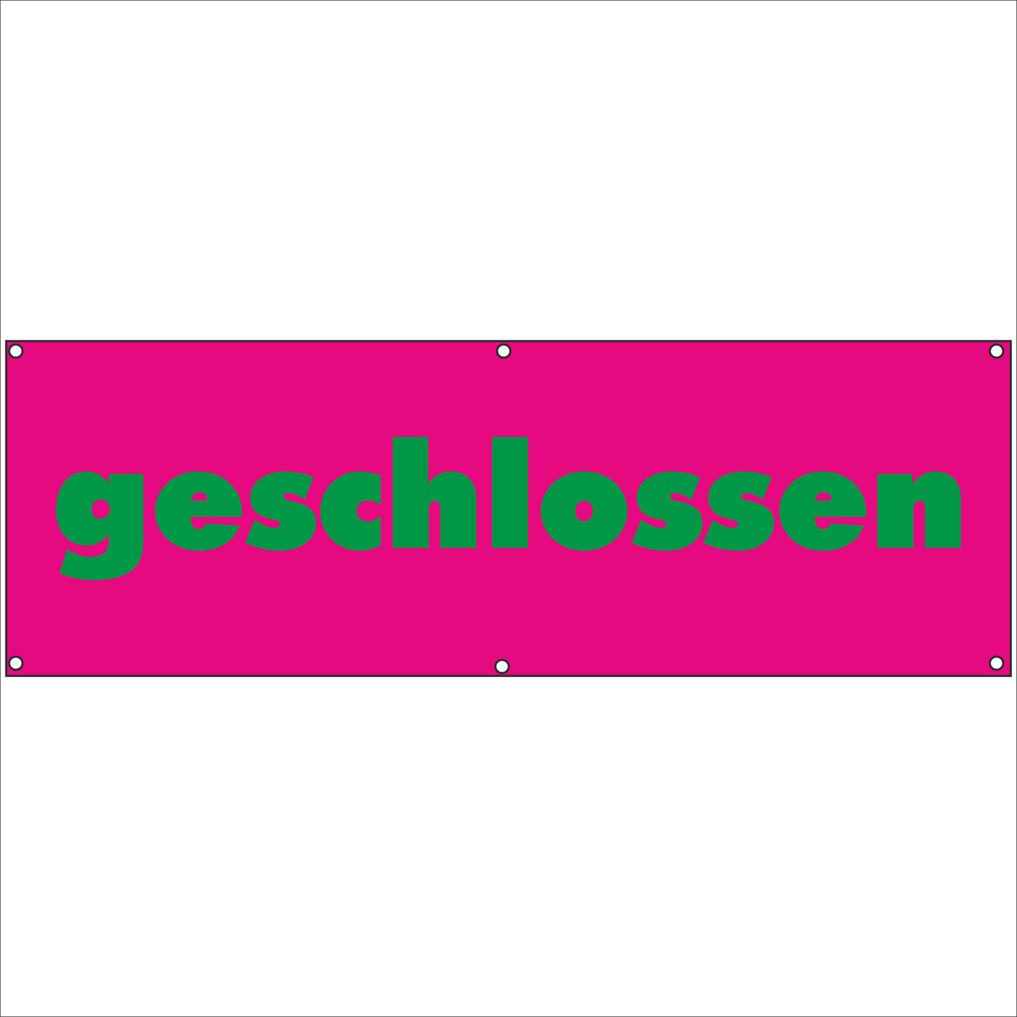 Werbeplane - Gerüstplane - p065 - geschlossen - NEU - Plane für Baustelle- Garten- Zaun oder Veranstaltung