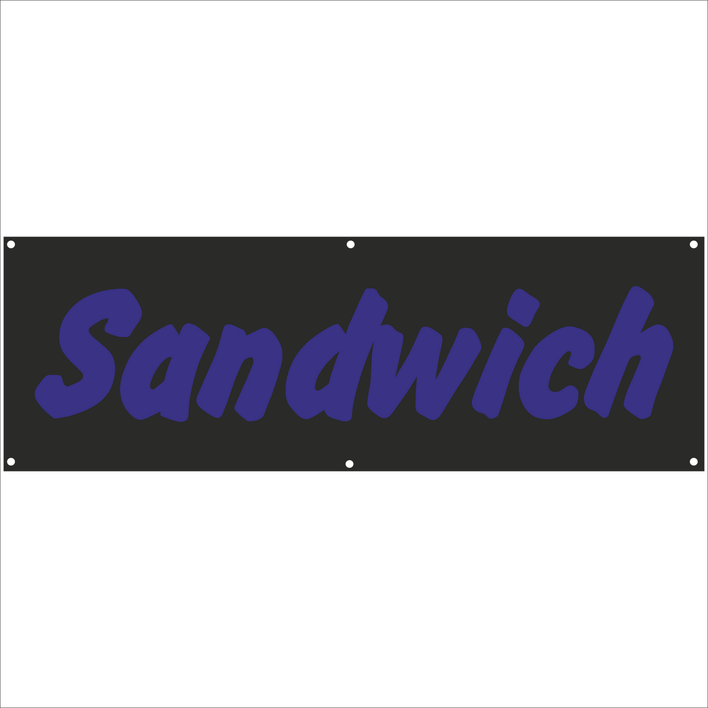 Werbeplane - Gerüstplane - p077 - Sandwich - NEU - Plane für Baustelle- Garten- Zaun oder Veranstaltung