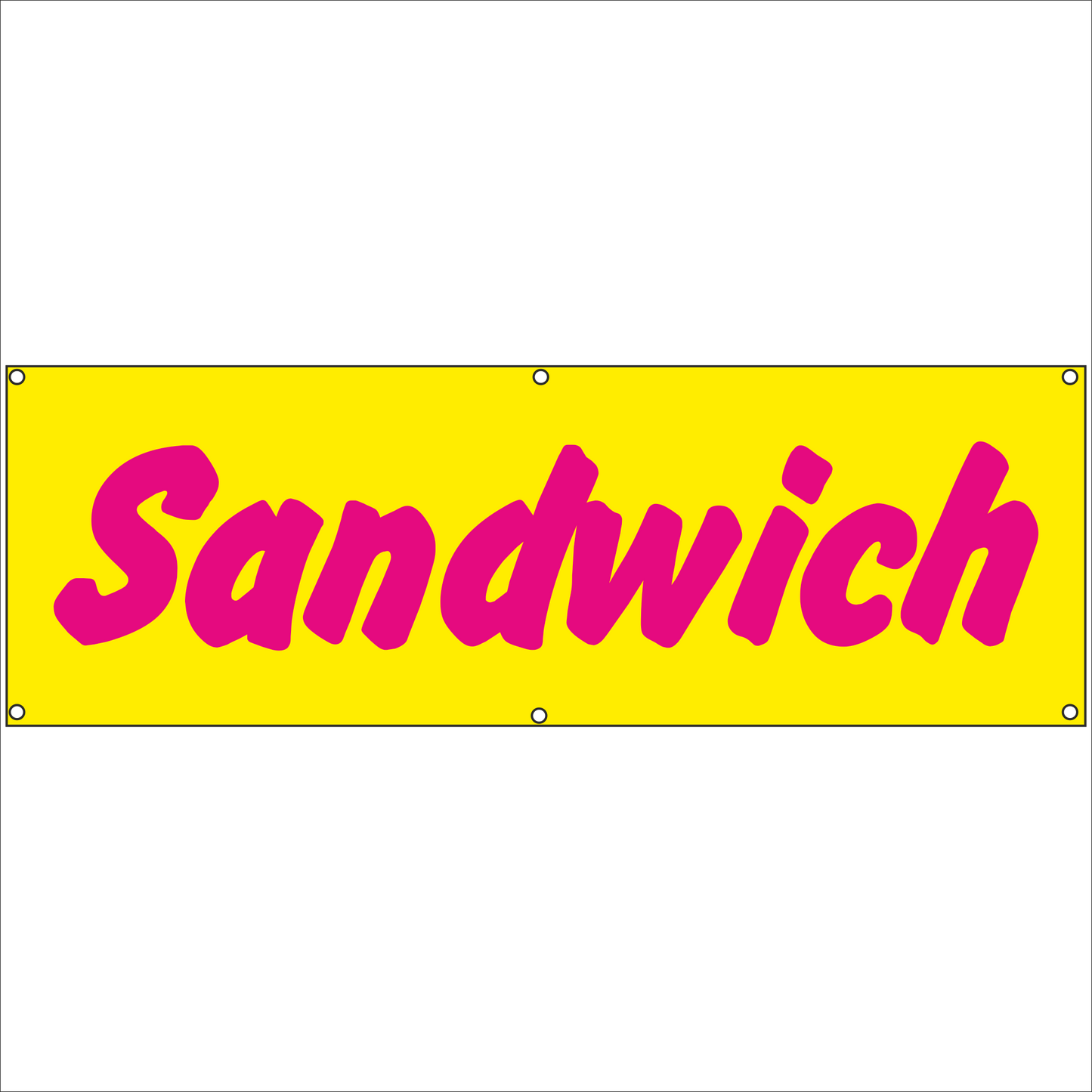 Werbeplane - Gerüstplane - p077 - Sandwich - NEU - Plane für Baustelle- Garten- Zaun oder Veranstaltung