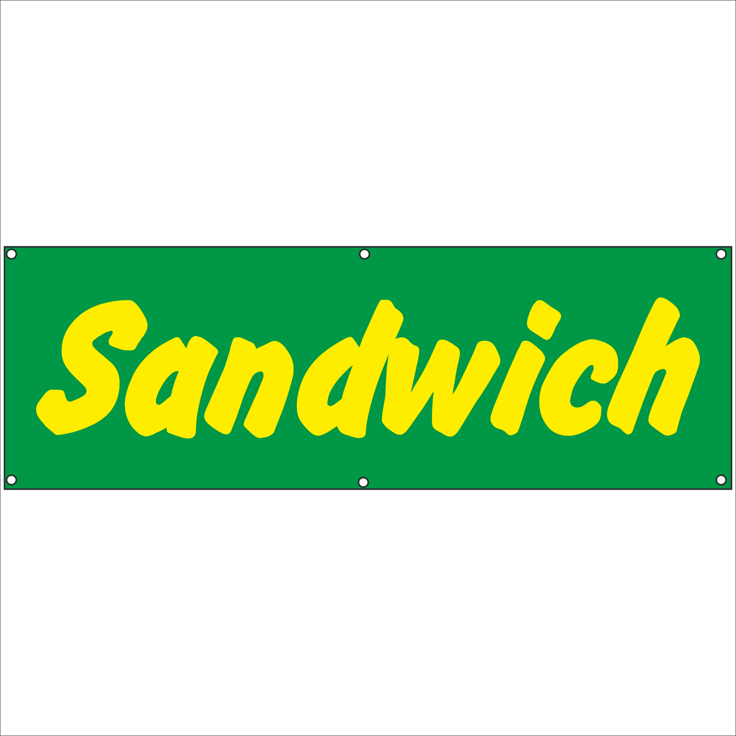Werbeplane - Gerüstplane - p077 - Sandwich - NEU - Plane für Baustelle- Garten- Zaun oder Veranstaltung