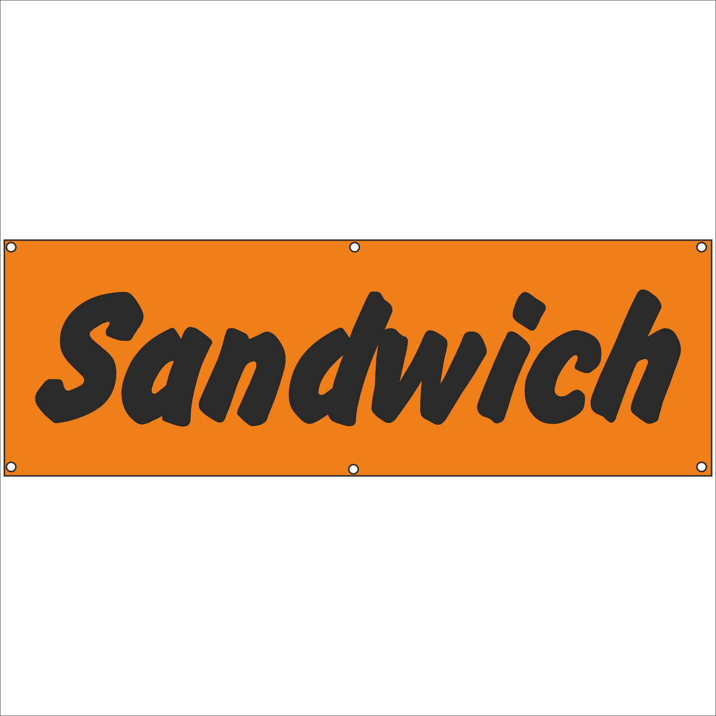 Werbeplane - Gerüstplane - p077 - Sandwich - NEU - Plane für Baustelle- Garten- Zaun oder Veranstaltung