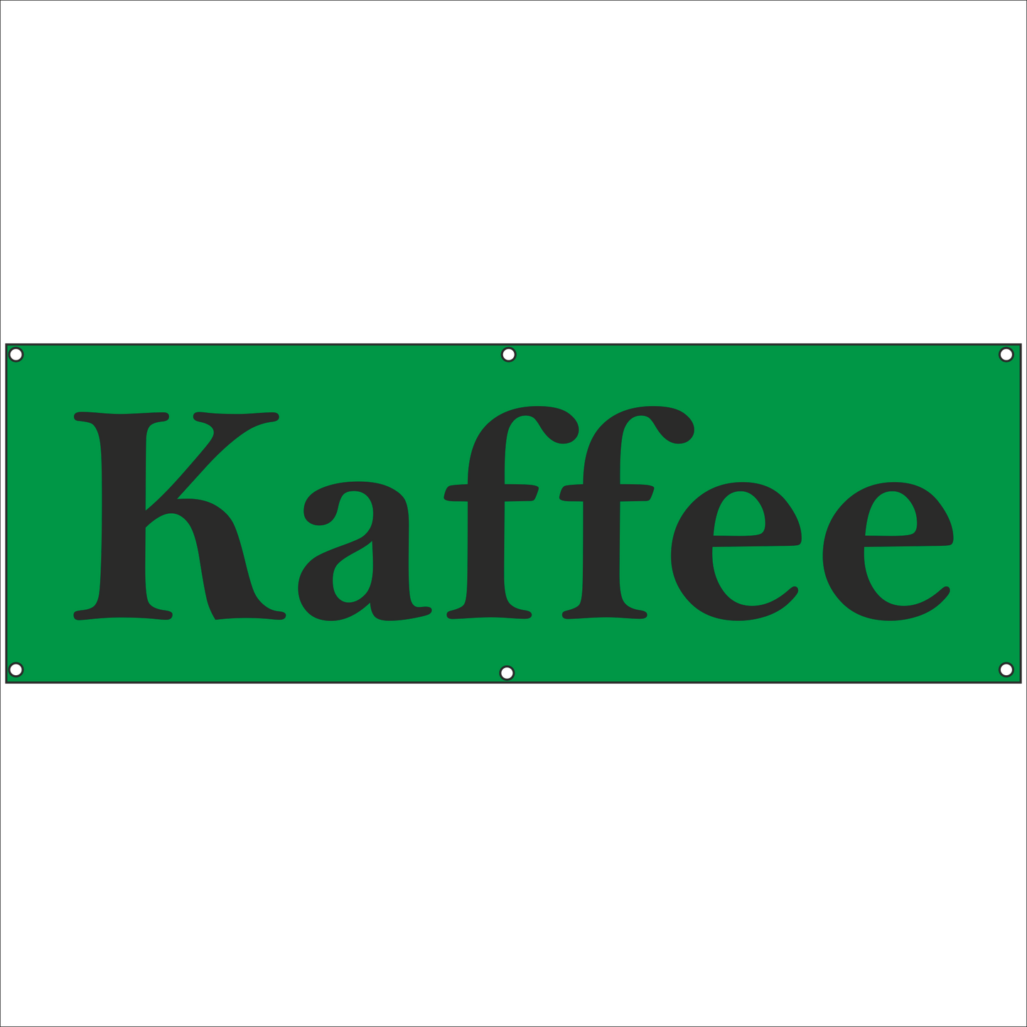 Werbeplane - Gerüstplane - p079 - Kaffee - NEU - Plane für Baustelle- Garten- Zaun oder Veranstaltung