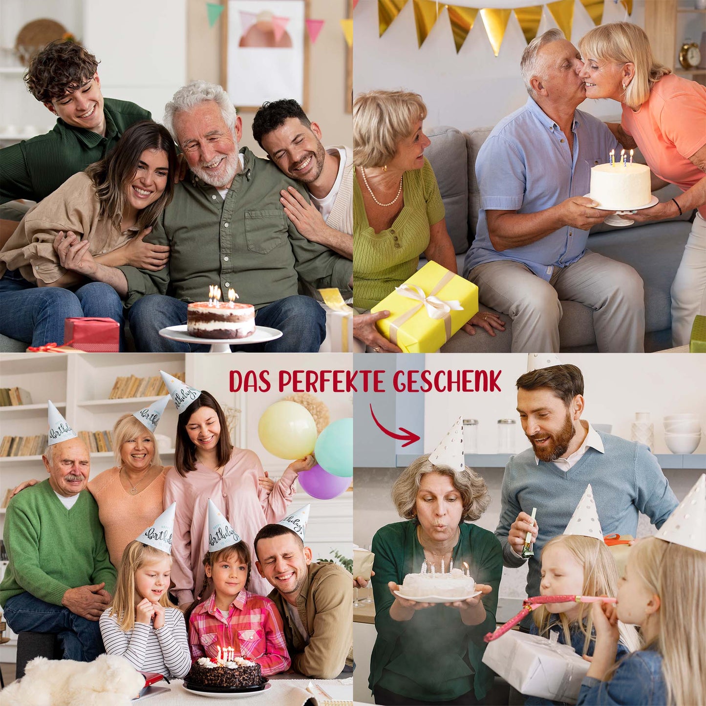 INDIGOS UG - LED Nachttischlampe - Herz links - Spruch 1 - Liebe, Familie, Mama, Papa - Herz mit Spruch - Nachtlicht - 3D-LED-Lampe  - Geschenk, Geburtstag, Weihnachten, Muttertag, Vatertag