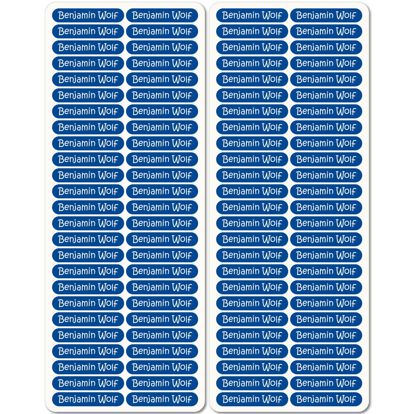 Textilaufbügler für Schule & Kindergarten - 36 x 7 mm - 100 Stück
