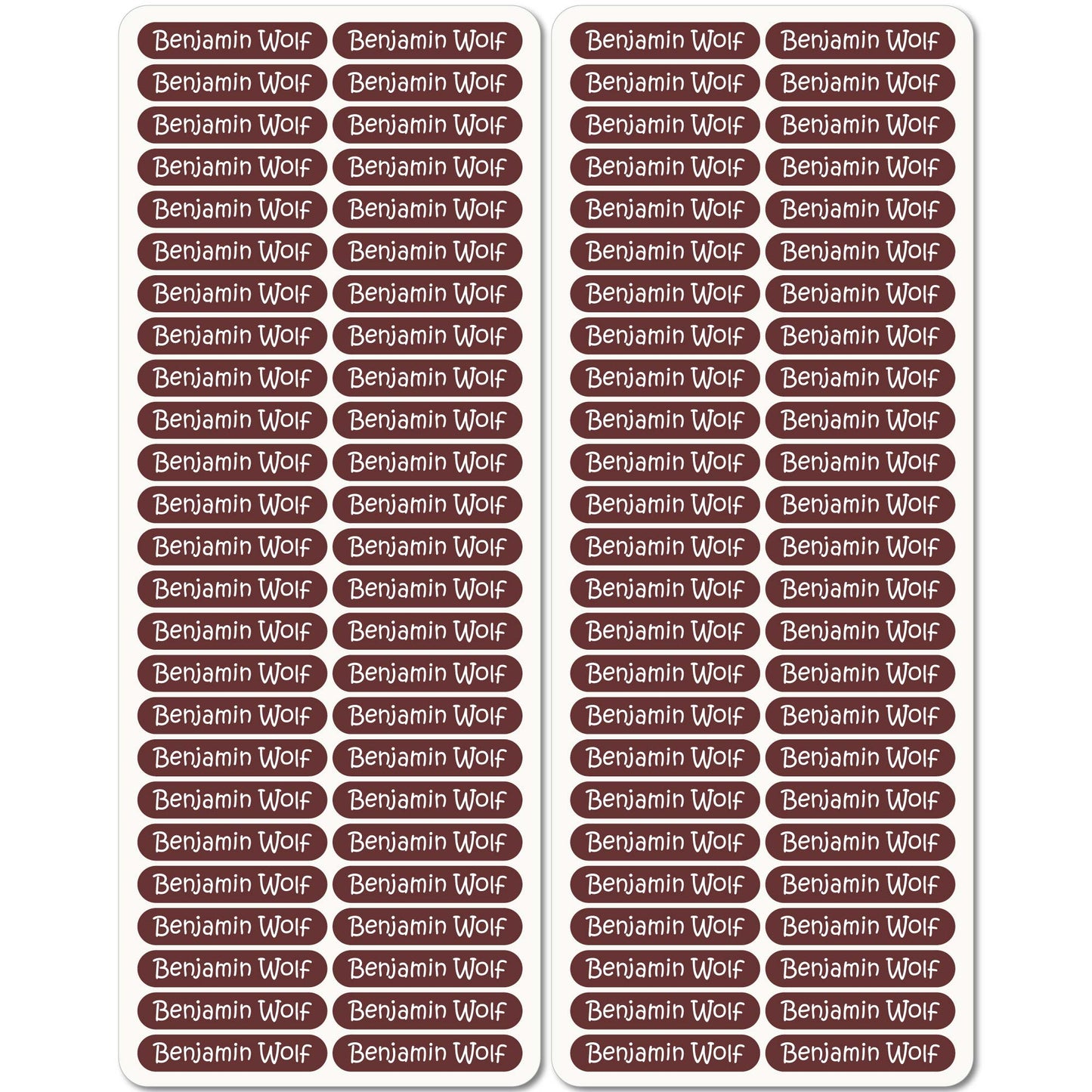 Textilaufbügler für Schule & Kindergarten - 36 x 7 mm - 100 Stück