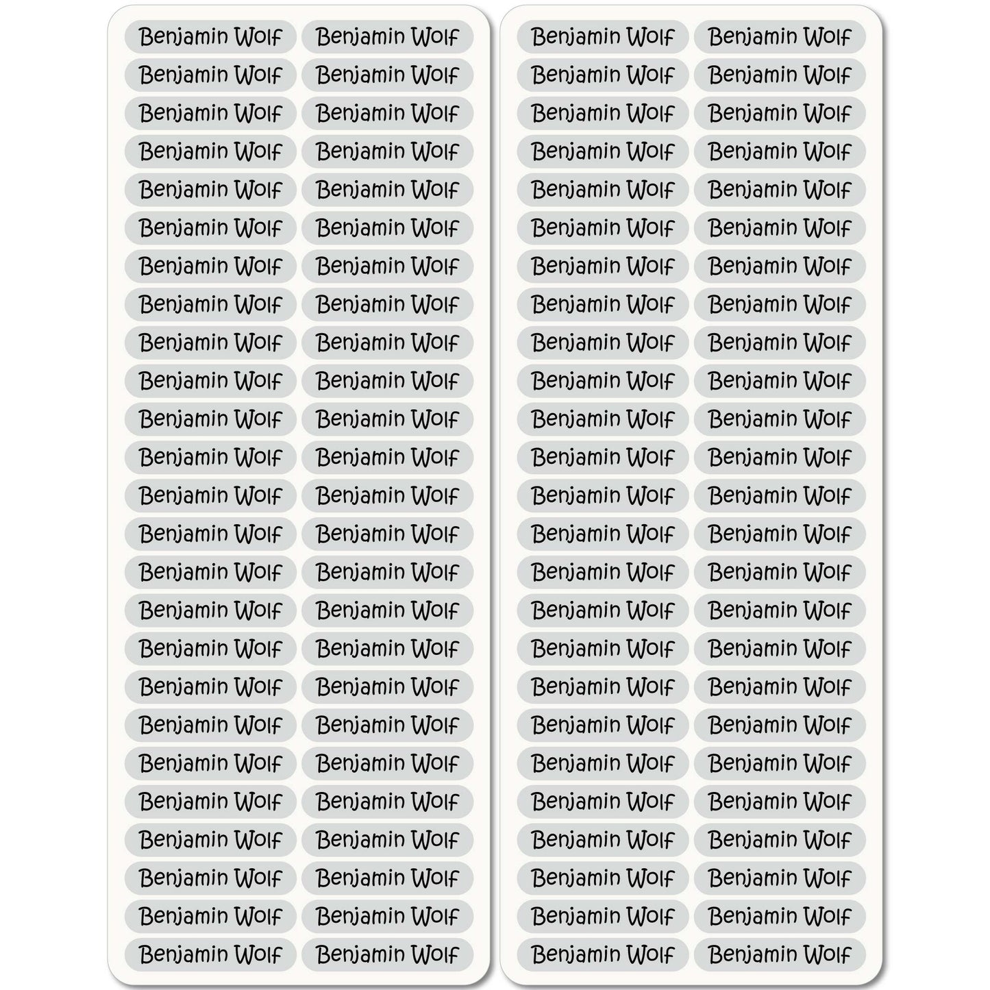 Textilaufbügler für Schule & Kindergarten - 36 x 7 mm - 100 Stück