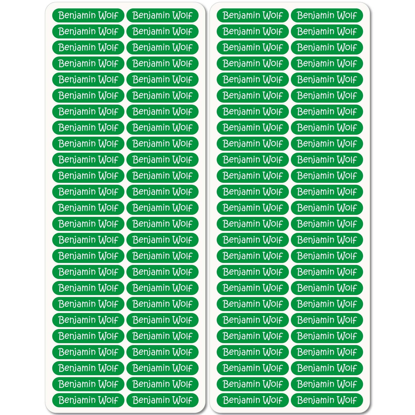Textilaufbügler für Schule & Kindergarten - 36 x 7 mm - 100 Stück