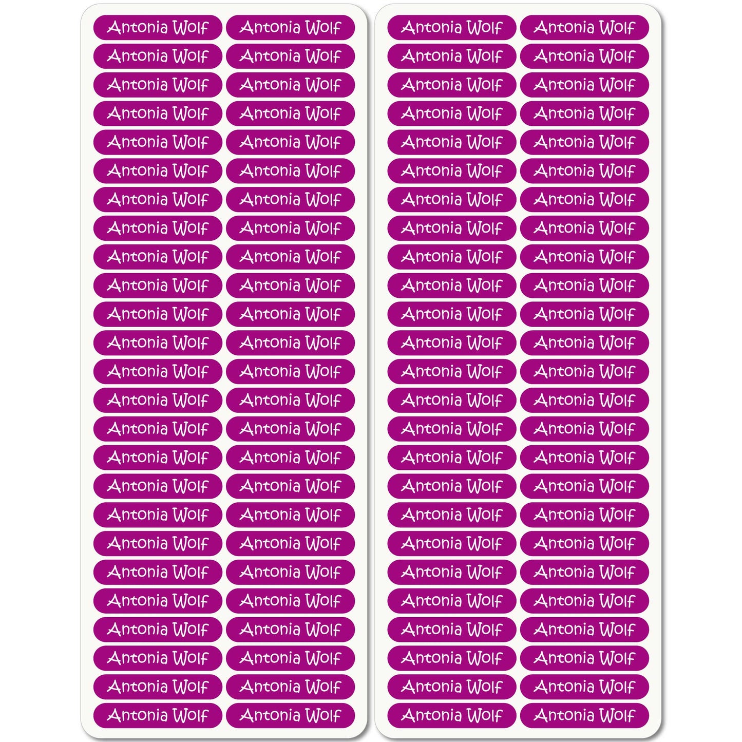 Textilaufbügler für Schule & Kindergarten - 36 x 7 mm - 100 Stück