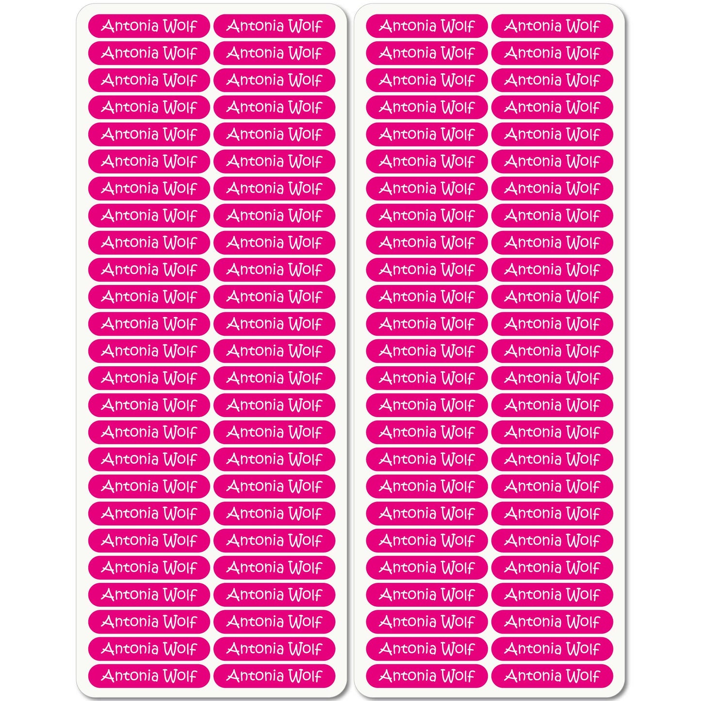 Textilaufbügler für Schule & Kindergarten - 36 x 7 mm - 100 Stück