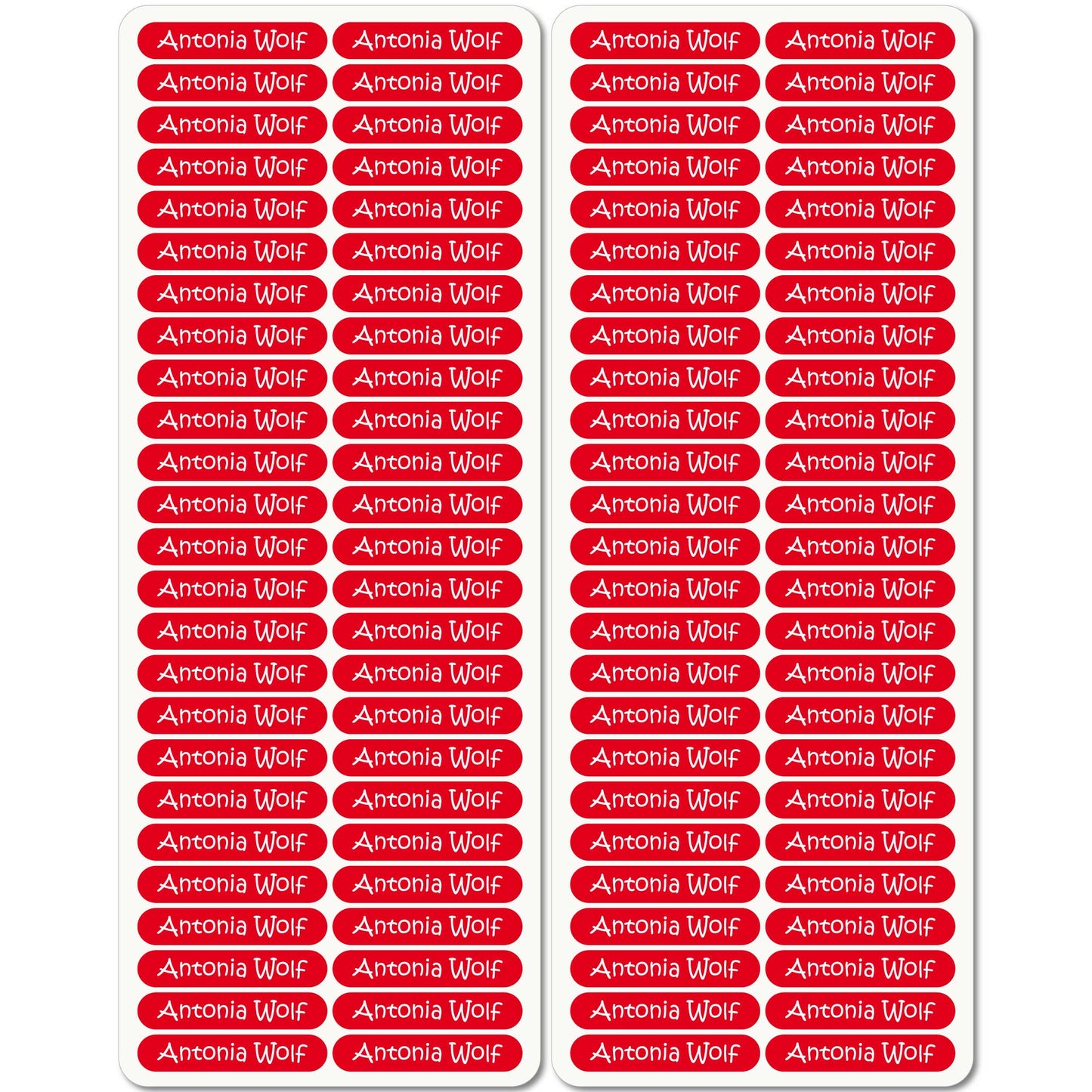 Textilaufbügler für Schule & Kindergarten - 36 x 7 mm - 100 Stück
