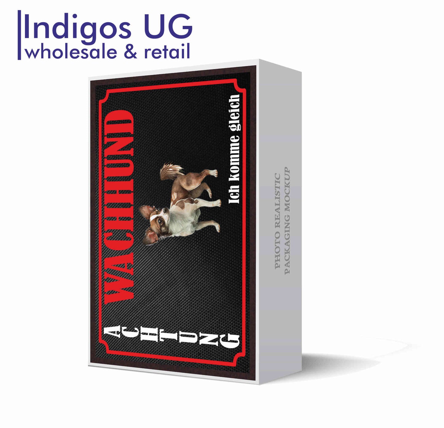 Fussmatte Hund - Bullmastiff - 50x35 cm mit lustigem Spruch