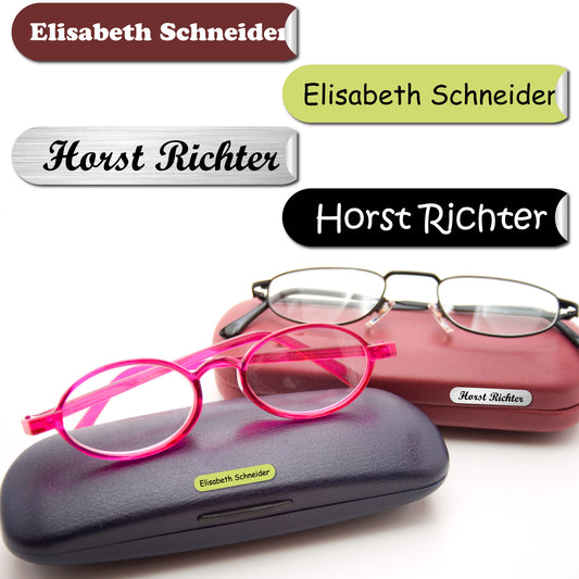 Namensaufkleber für Altenheim & Krankenhaus - 36 x 7 mm - 150 Stück