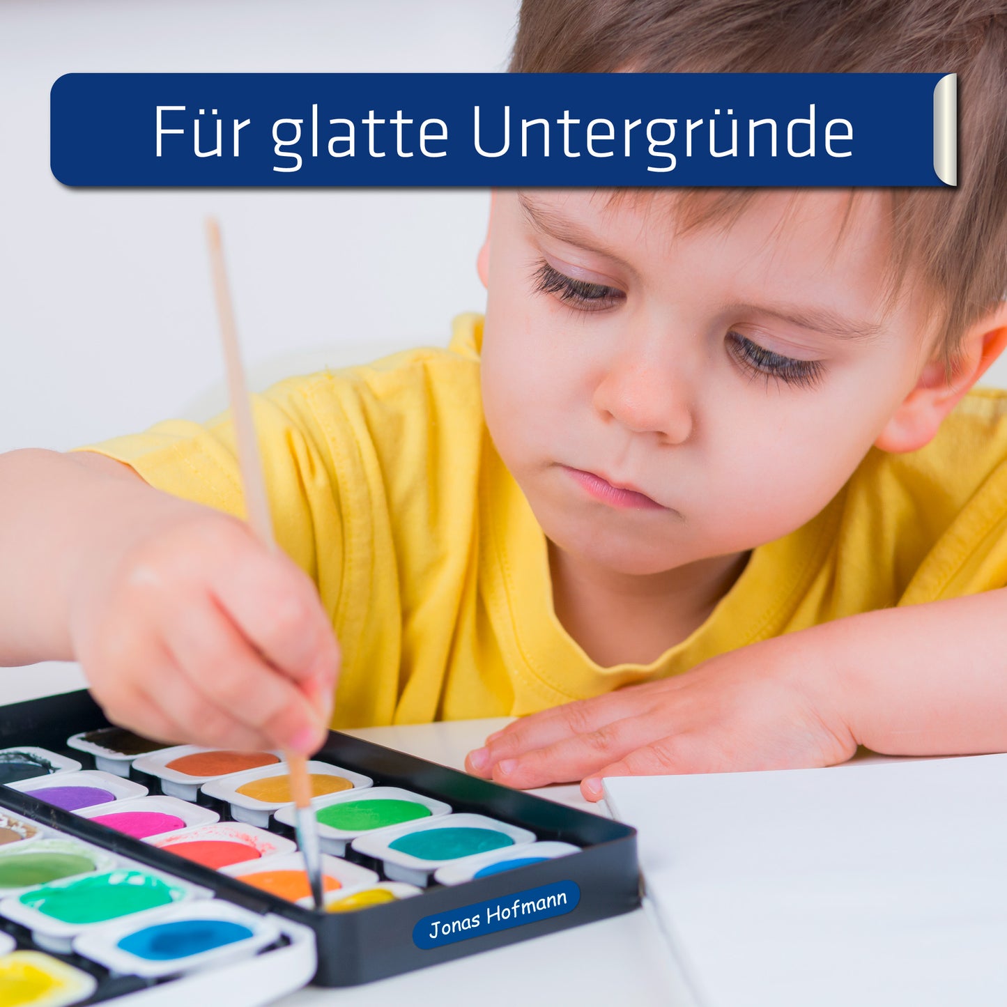 Namensaufkleber für Schule & Kindergarten - 36 x 7 mm - 150 Stück