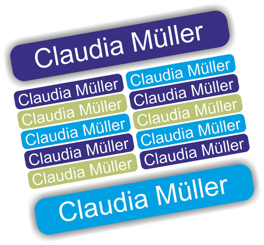 Namensaufkleber Kinder Schule Kita Name sticker