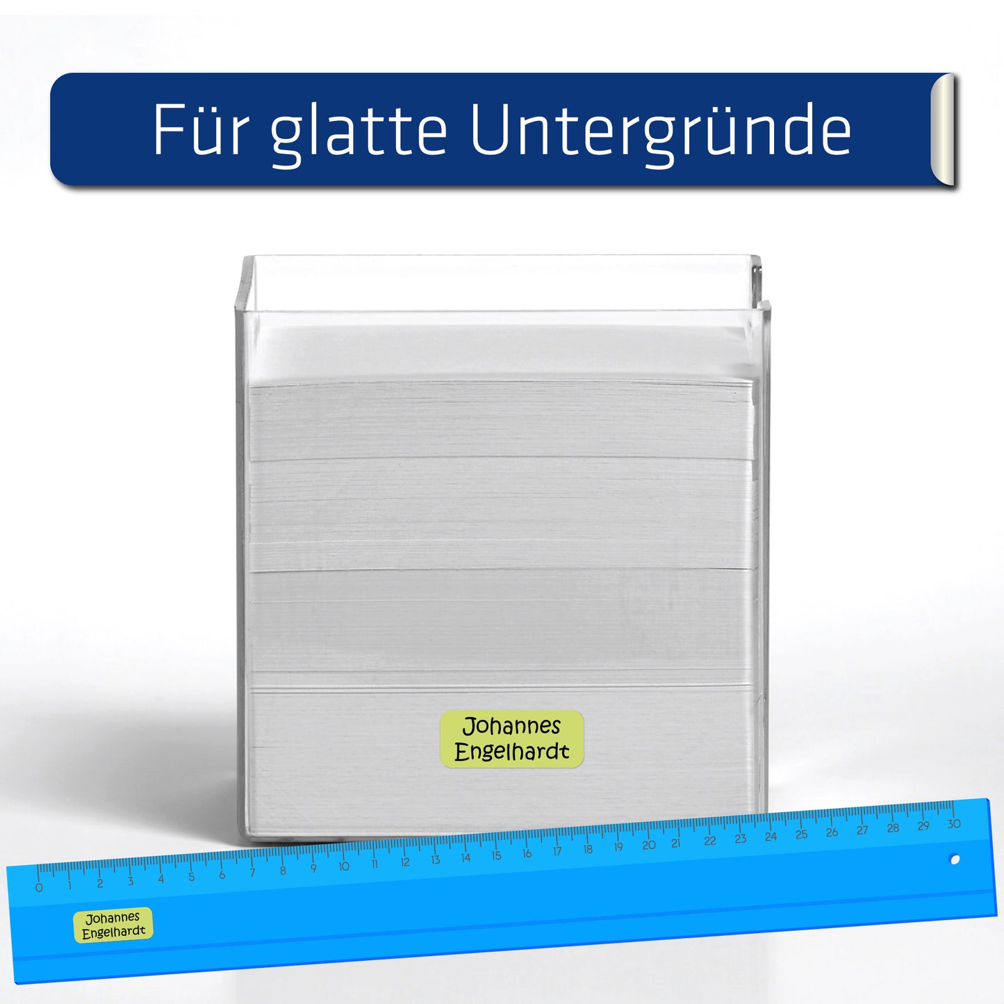 Namensaufkleber für Wäsche-Etiketten, KITA, Schule - 25 x 10 mm