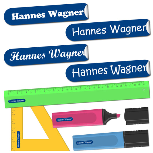 Namensaufkleber