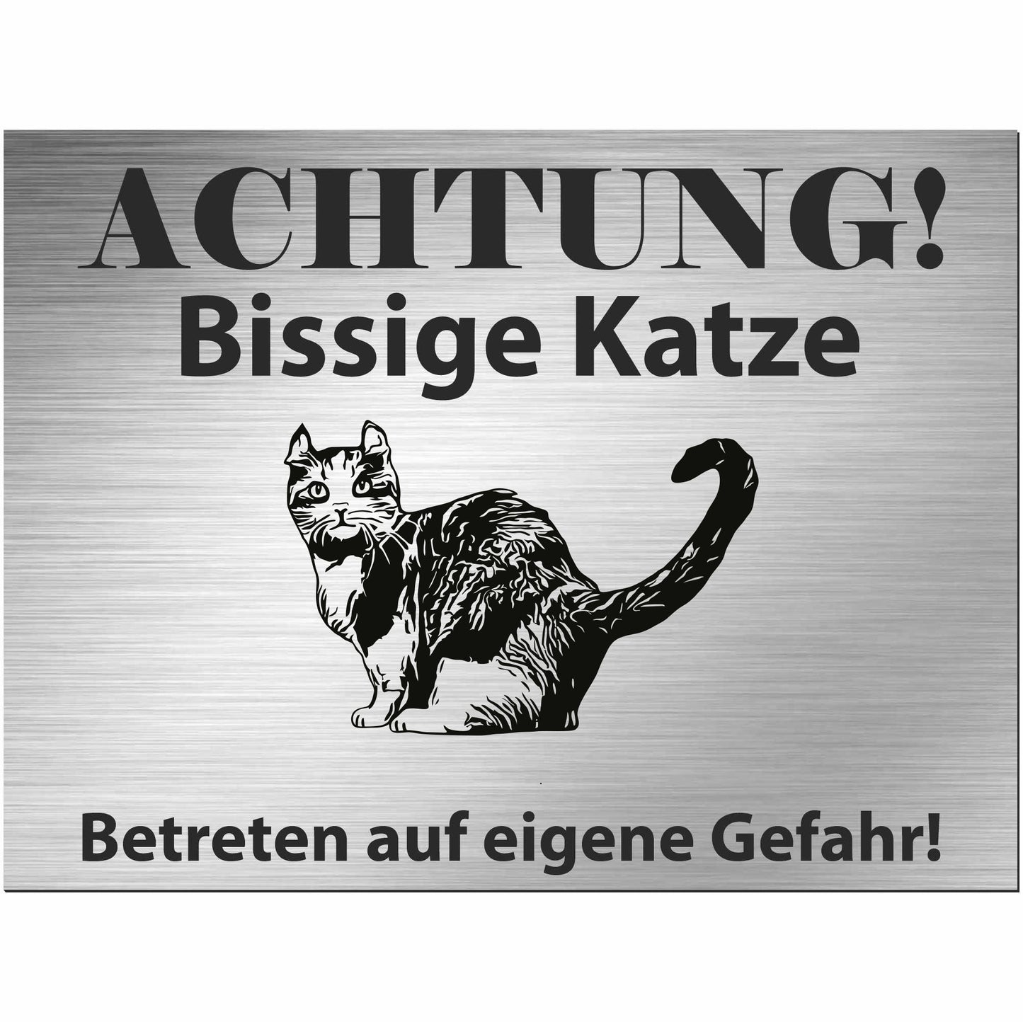 Kinkalow-Katze - Schild bedruckt - Spruch - Deko Geschenkidee
