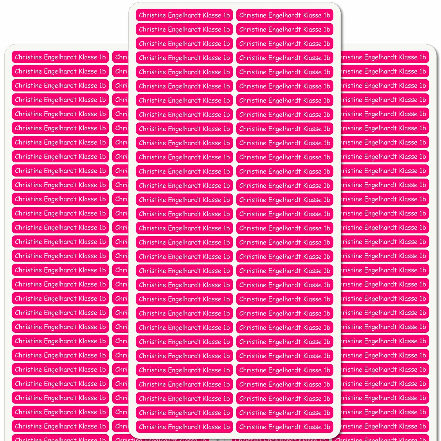 Textilaufbügler für Kinder, KITA, Schule & Kindergarten - 8 x 1 cm
