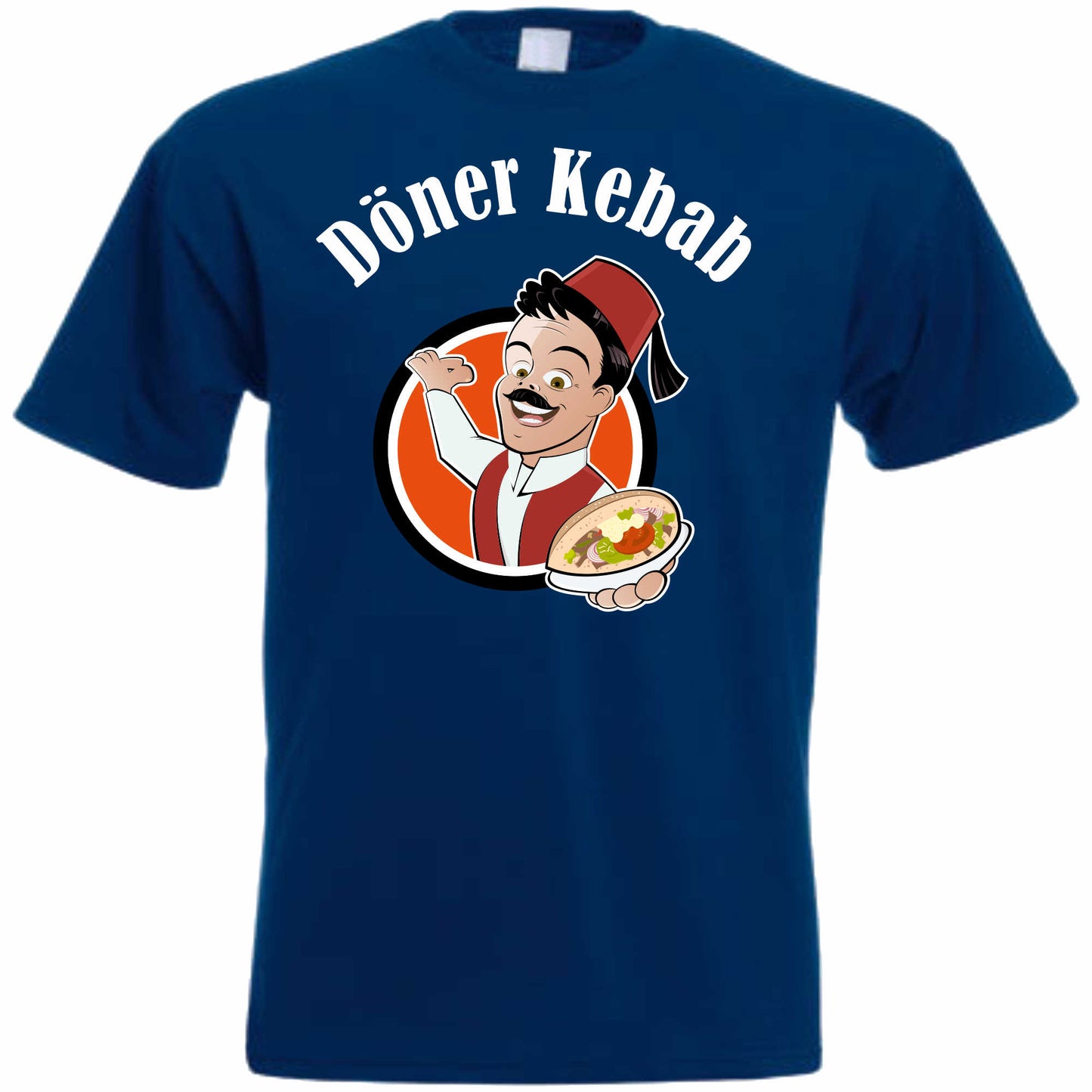 T-Shirt Herren - Döner Kebab - Kebap mit Dönermann